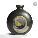 JEAN LUCE (1895-1964) - MEMBRE DE L'UAM Orphisme, circa 1930 Vase lenticulaire méplat à large col
