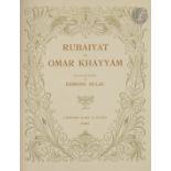 KHAYYAM O. Rubaiyat L'Edition d'art H. Piazza, Paris : sans date. Traduit et illustré de 20