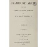 Ouvrages de linguistique, XIXe siècle DONAT VERNIER S.J, Grammaire arabe composée d'après les