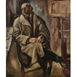 Emile Othon FRIESZ (1879-1949) Portrait de Paul Paquereau, 1923 Huile sur toile. Signée et datée