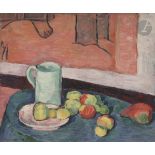 Émile BERNARD (1868-1941) Nature morte aux pommes, 1892 Huile sur toile. Signée et datée en bas à