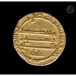 ABBASSIDES Harûn al-Rashîd (158-169 H / 786-809) Dinar d'or daté 170 H / 786 et au nom de 'Alî (