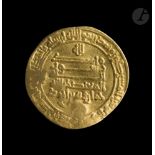 TOULOUNIDES Kumarawayh ibn Ahmad (270-282 H / 884-896) Dinar d'or daté 280 H / 893, au nom de al-