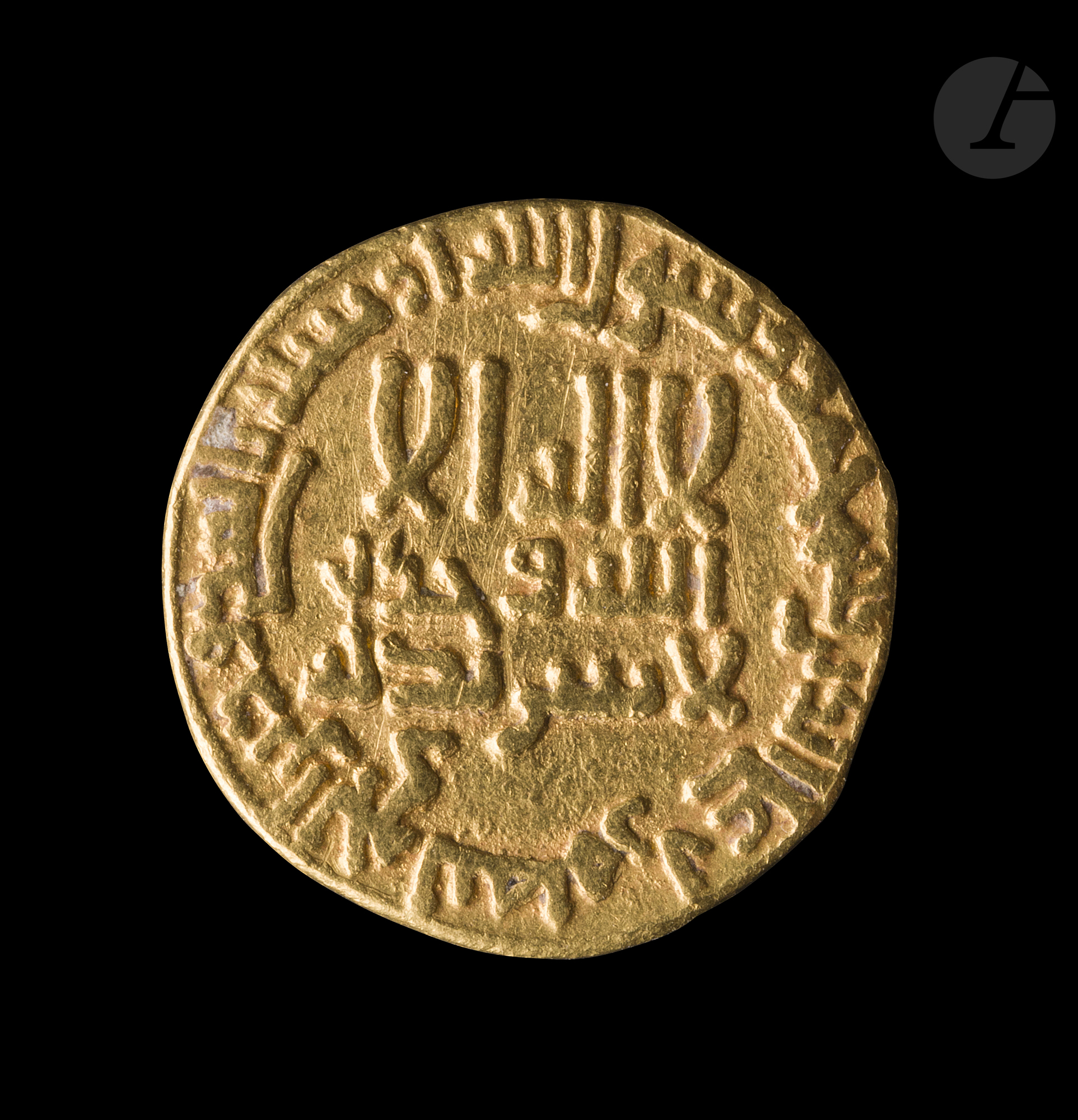 ABBASSIDES Harûn al-Rashîd (158-169 H / 786-809) Dinar d'or daté 170 H / 786 et au nom de 'Alî ( - Image 2 of 2