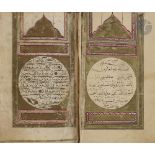 Petit Coran ottoman, Turquie, XIXe siècle Manuscrit de plusieurs mains sur papier, une quinzaine