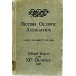 Olympic Games 1936. Official British Report - British Olympic Association. The official report of