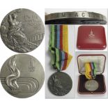 Silver Winner's Medal: Olympic Games 1980 Moscow - Winner medal for the gymnastics runner-up at