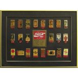 Olympic Games 1986 -1992 Pin Collection Coca Cola - Collection of 22 visitor pins of the Summer