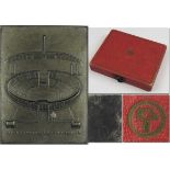 Olympic Games 1936 Commeorative Iron Plaque - Commemorative plaque insribed "Reichssportfeld 1936