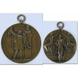 Olympic Games Stockholm 1912. Bronze Medal - Original bronze medal „Olympiska Spelen i Stockholm
