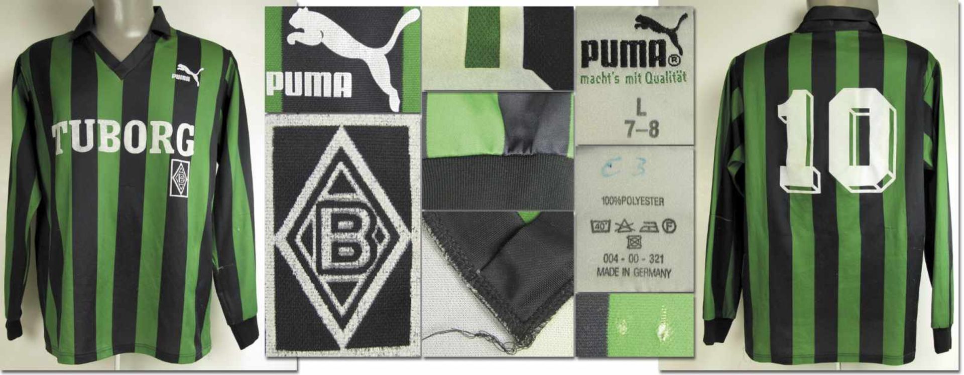 match worn football shirt Moenchengladbach 1992 - Original match worn shirt Borussia Mönchengladbach