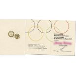 Olymic Games 1976 Diploma GDR - Original diploma for the appointment of a GDR athlete for the