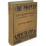 Olympic Games 1932. Official report. - Xth Olympiad Los Angeles 1932. Official Report of the OC. (