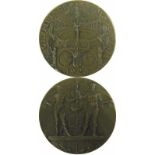 Participation Medal: Olympic Games 1928 - Amsterdam, Bronze, designed by J.C.Wienecke.Size 5.5 cm,
