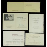 Olympic Games 1936 Official Cards from the OC - 5 differen official greating cards or invitations of