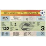 Ticket:World Cup 1982. Semi-Final Germany vFrance - 8th July in Sevilla. Size 15x9 cm.Eintrittskarte