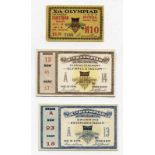 Olympic Games 1932. 3 Tickets - 3 official tickets Xth Olympiad Los Angeles 1932. 1) 10.8. Riding,