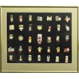 Olympic Games 1996 34 Pins Coca Cola Collection - Collection of 34 commemorative pins of the 1896-