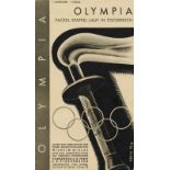 Olympic Games 1936. Programme Torch Relay 1936 - Official programme of the Olympic torch relay