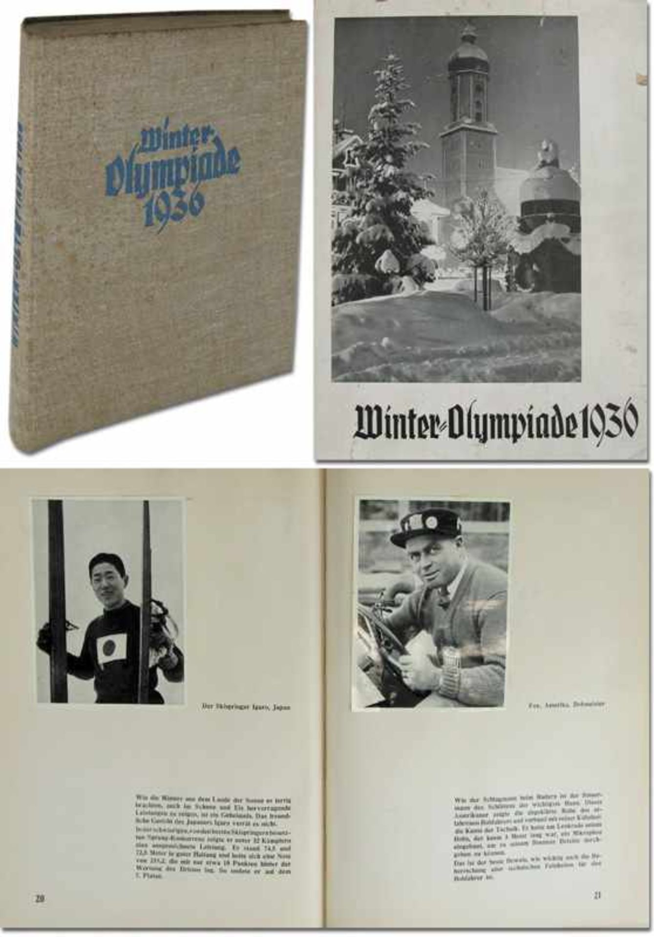 Olympic Winter Games 1936. Collector Cards Yramos - German Collector's Card Album from YRAMOS: