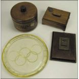 Olympic Games Berlin 1936. Souvenir Collection - Four parts: 1) Large wooden box with inscription "