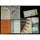 Olympic Games 1936 8 advertising leaflets - Eight different advertising leaflets of companies who