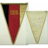 WC Hockey 1966: Team Penannt Germany - Official team pennant of the German national ice hockey