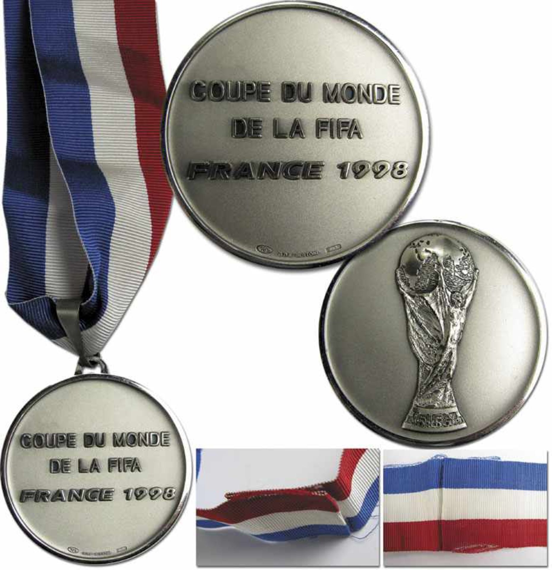 FIFA World Cup 1998 France. Winner medal Brasil - Official winner medal of the Brazilian team for