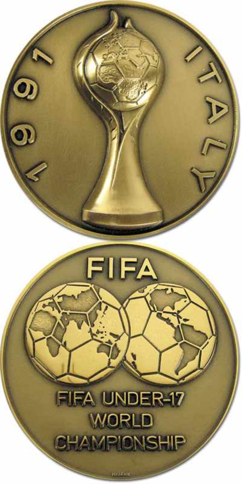 Participation Medal FIFA Under-17 World 1991 - FIFA medal "FIFA Under-17 World Championship", "Italy