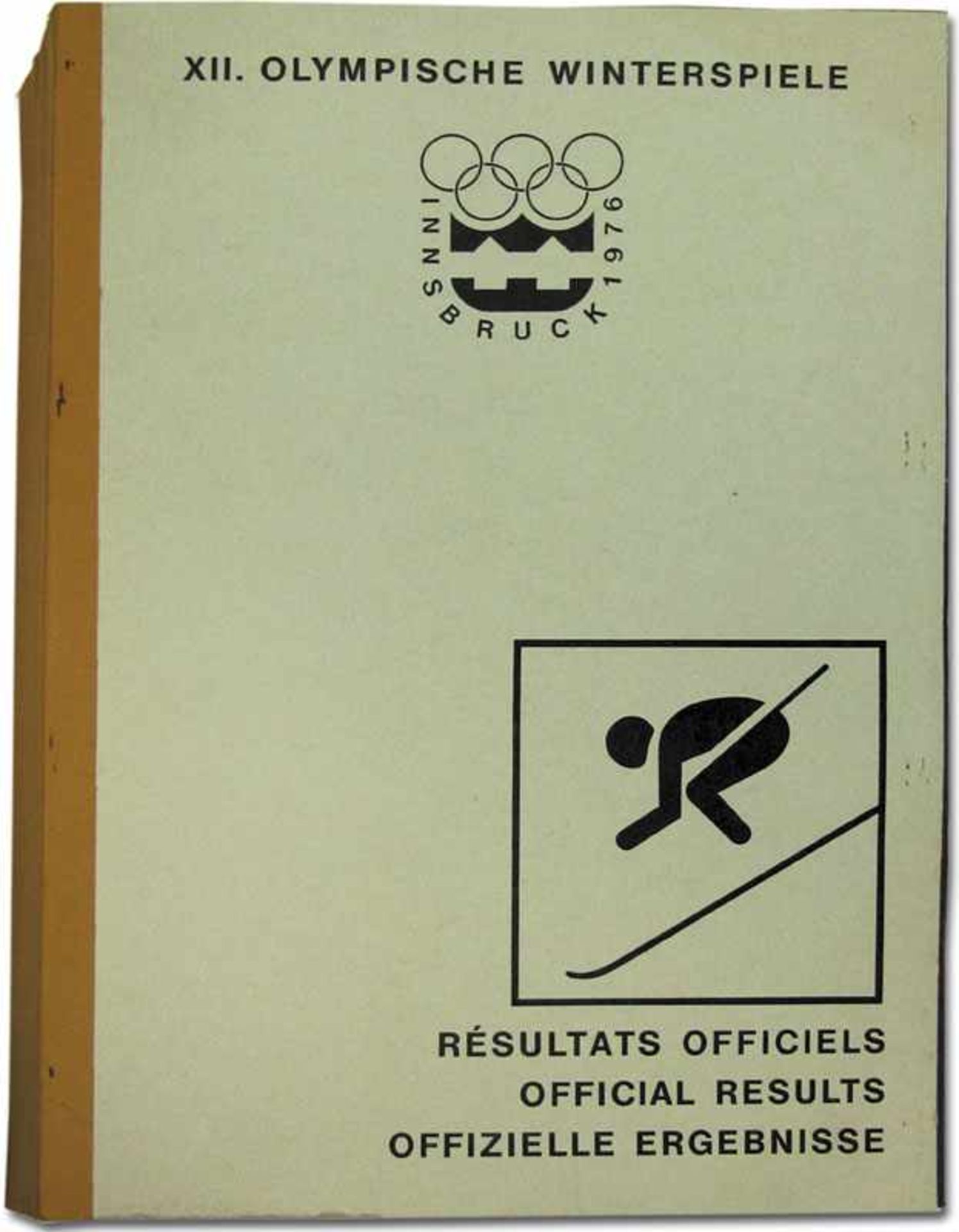 Olympic Winter Games 1976 Official Results Alpin. - Official Results. XII. Olympische Winterspiele