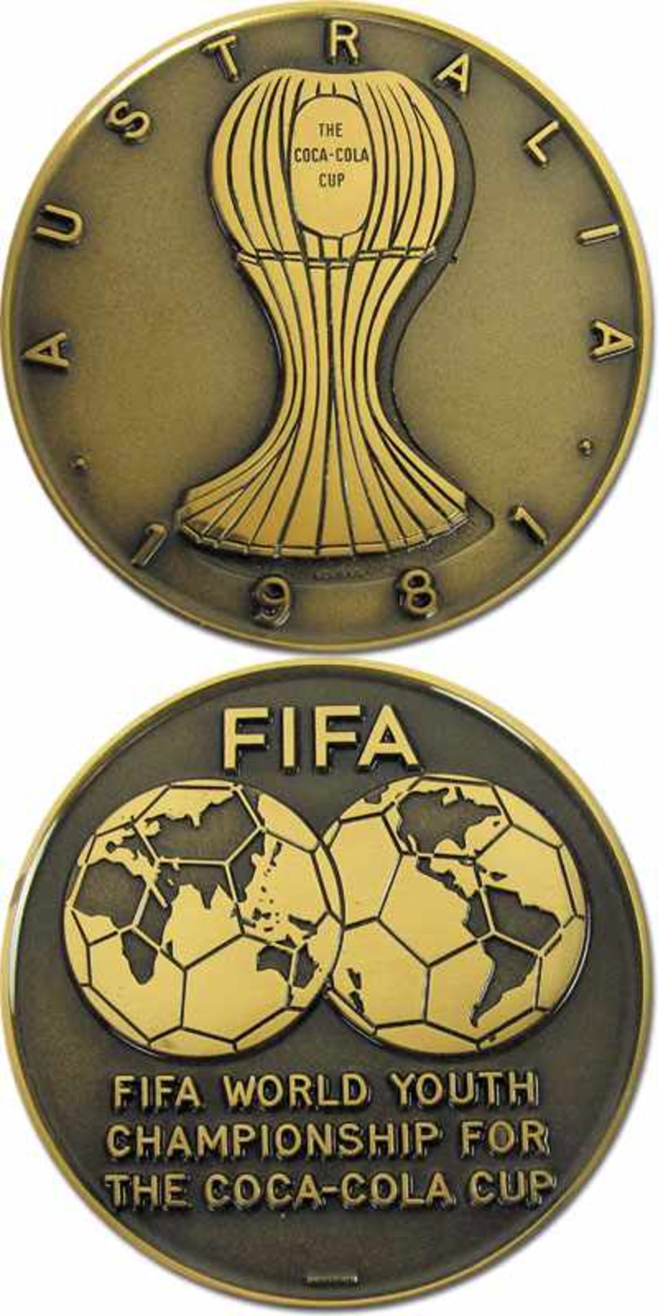 Participation Medal FIFA World Youth 1998 - FIFA medal "FIFA World Youth Championship for the Coca-