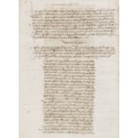 Documento de capitulación matrimonial del enlace entre Luis de Ulloa, hijo de la II marquesa de la