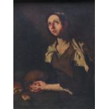 COPIA DE JOSÉ DE RIBERA (Escuela española, siglo XVII) Santa María Egipciaca Óleo sobre lienzo. 96 x