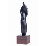 JOSÉ LEAL (Almería, 1941) FiguraBronce. 43 x 11 x 11 cm. (incluida la base). Inscrito. P.A.