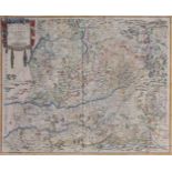 JOHN SENEX (1678-1740) Mapa de CastillaGrabado iluminado a mano. 44,5 x 56 cm. Inscrito: “A map of