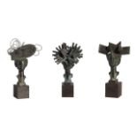 MANOLO VALDÉS (Valenica, 1942) Las Damas de Barajas, 2006 Tres esculturas en bronce patinado sobre