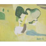 FRANCISCO BORES (Madrid, 1898 - París, 1972) Arbre, 1964 Óleo sobre tablex. 22 x 27 cm. Firmado y