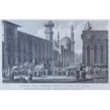 LOUIS FRANÇOIS CASSAS (1756-1827) "Marche d'un mariage dans la ville du Caire. La Pompe passe devant