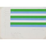 CARLOS CRUZ-DIEZ (Caracas, 1923 - París, 2019) Sin título, 1977 Mixta sobre papel. 11 x 16 cm.