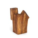 JOAQUÍN RUBIO CAMIN (Gijón, 1929 - 2007) Ciprés, 1989 Madera de ciprés. 49 cm. alto. EXPOSICIONES: