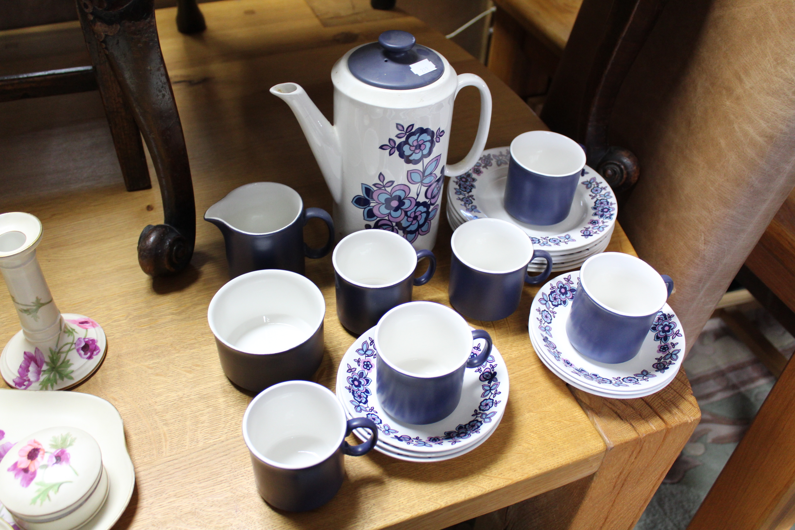 Two floral decorated trinket sets; a part tea service, etc. - Image 3 of 3