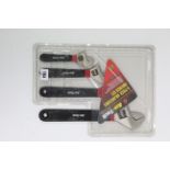 An Am-Tech four-piece adjustable wrench set.