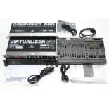 A Behringer “Evrolight LC2412” professional 24 channel DMX lighting console; a ditto “Europower
