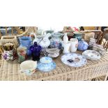 A Paragon bone china “Affection” pattern seventeen piece part tea service; & various other items