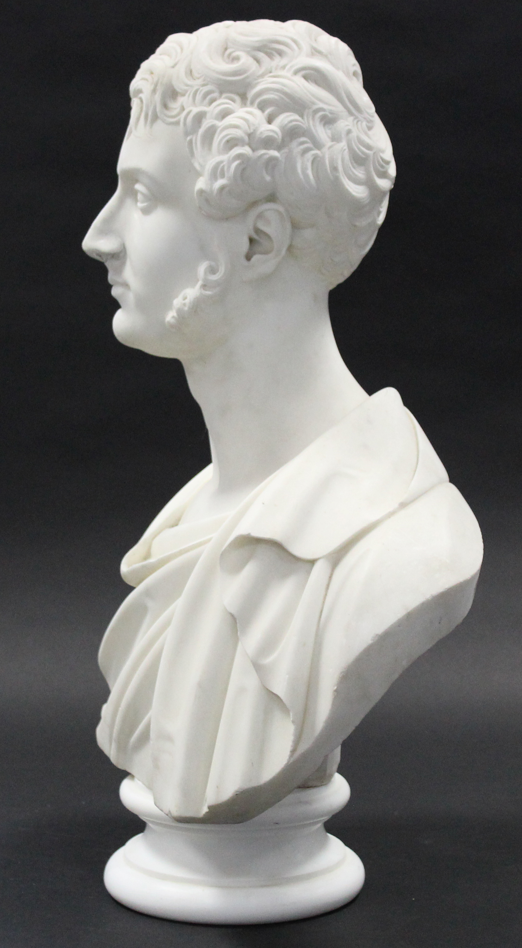 *PLEASE NOTE AMENDED DESCRIPTION* TRENTANOVE, Raimondo (1792-1832). A sculptured white marble - Image 3 of 5