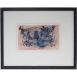 ROBERTS, Liam (Contemporary). An untitled abstract study. Signed to lower left; mixed media on