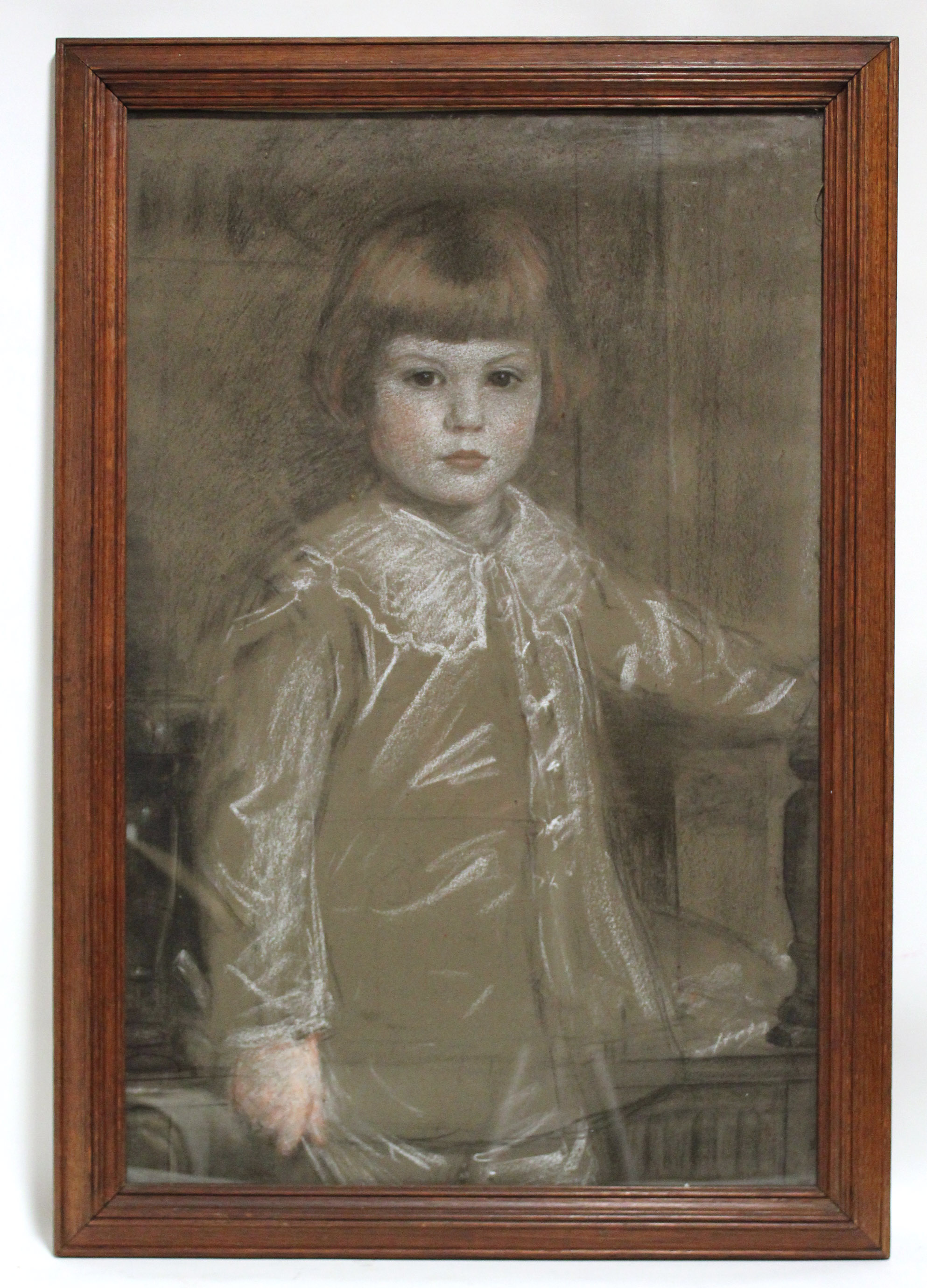 SYMONDS, Wm. Robert (1851-1934). A full-length portrait of Anthony Reginald Le Moigne Monckton, aged - Image 4 of 9