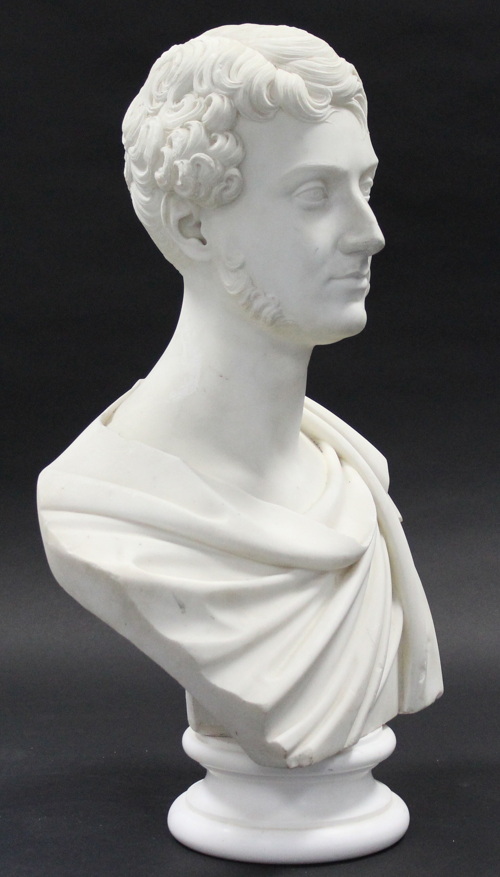 *PLEASE NOTE AMENDED DESCRIPTION* TRENTANOVE, Raimondo (1792-1832). A sculptured white marble - Image 2 of 5