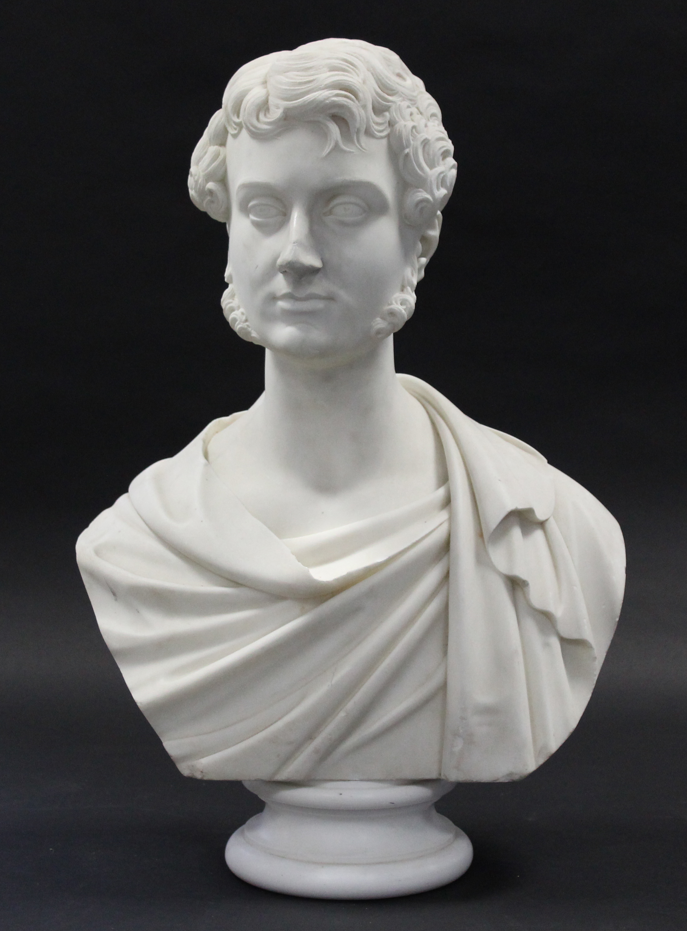 *PLEASE NOTE AMENDED DESCRIPTION* TRENTANOVE, Raimondo (1792-1832). A sculptured white marble