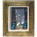 WOODSIDE, Christine, R. S. W., R. G. I. (Scottish, born 1946). “Through the Window”. Signed &